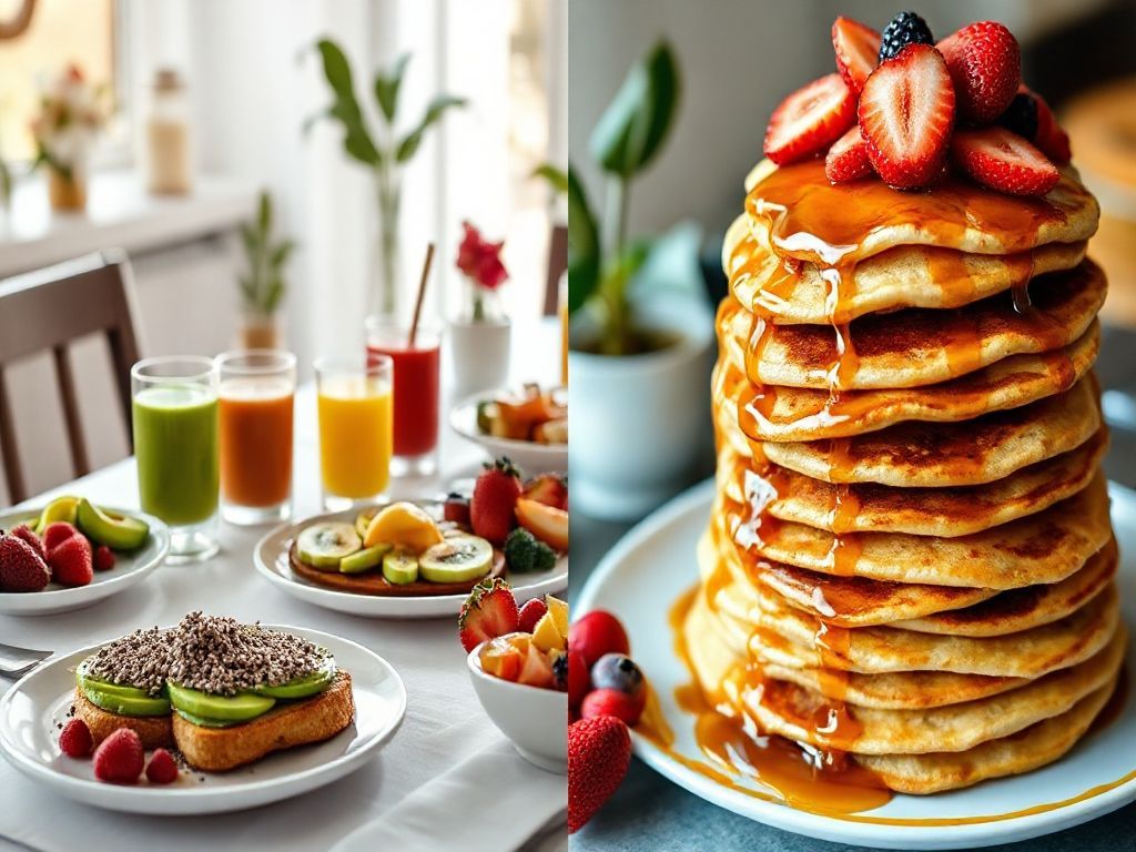 O que um vegano come no café da manhã?