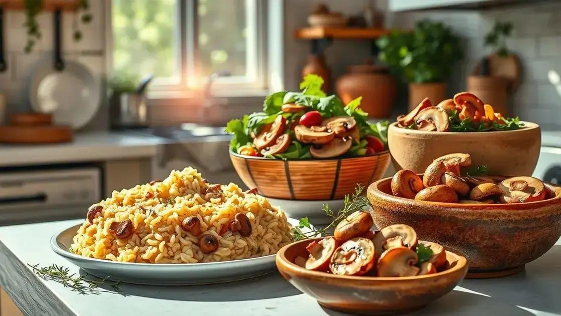 Cozinhando com Cogumelos: Receitas e Dicas