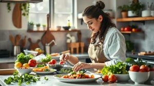 A emocionante jornada de uma chef vegana: colaborações e descobertas