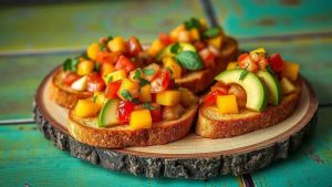 Tostadas de Jackfruit com Salsa de Manga e Abacate: Um Novo Clássico Vegano