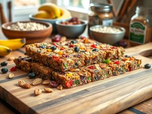 Barra de Frutas Energética Vegana