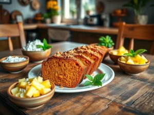 Pão de Abóbora Tropical