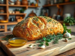 Pão de Ervas Temperadas da Terra