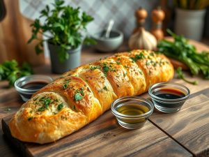 Pão de Alho Vegano da Saúde