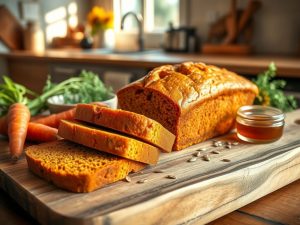 Pão de Cenoura Delicioso e Saudável