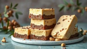 Aprenda a fazer barrinhas de gelo de fudge de caju indiano