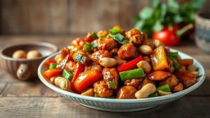 Experimente a Receita Vegana do Kung Pao Chicken da Panda Express