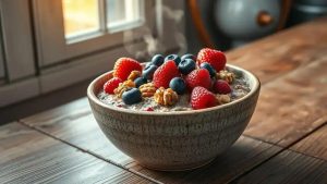 Receita de Baked Berry Oatmeal: Sabor e Saúde em Seu Café da Manhã