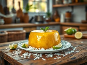 Quindim Vegano do Sol