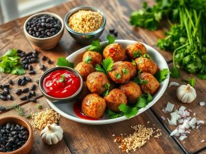 Almôndegas Veganas da Terra Brasileira