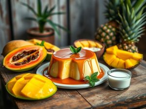 Pudim de Leite Vegano da Terra Tropical