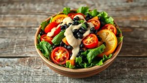 Descubra a Salada Southwestern com Molho de Castanha e Limão