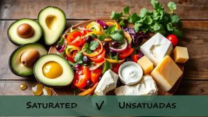 Entenda a diferença entre gorduras saturadas e insaturadas em sua dieta