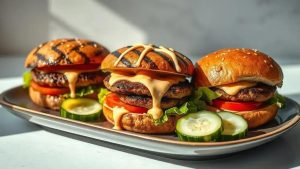 Experimente os Deliciosos Burgers de BBQ Coreano e Alta Proteína