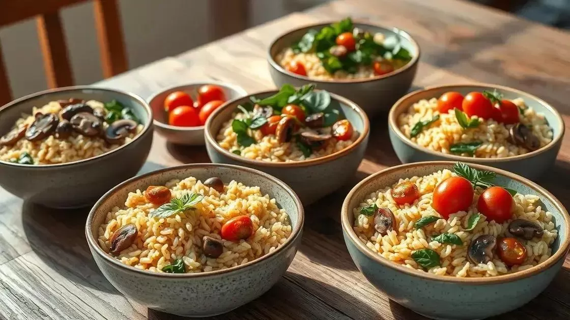 Receitas especiais de risotto sem lactose