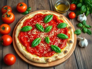 Pizza Marinara Vegana do Chef