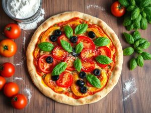 Pizza Napolitana Vegana do Campo