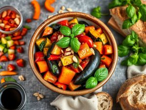 Caponata de Legumes Mediterrânea