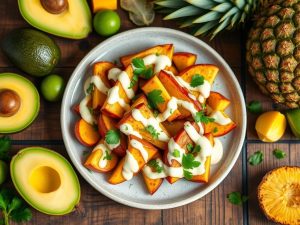 Maionese Vegana com Batatas Tropical