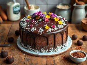 Bolo de Brigadeiro Vegano Delícia Italiana