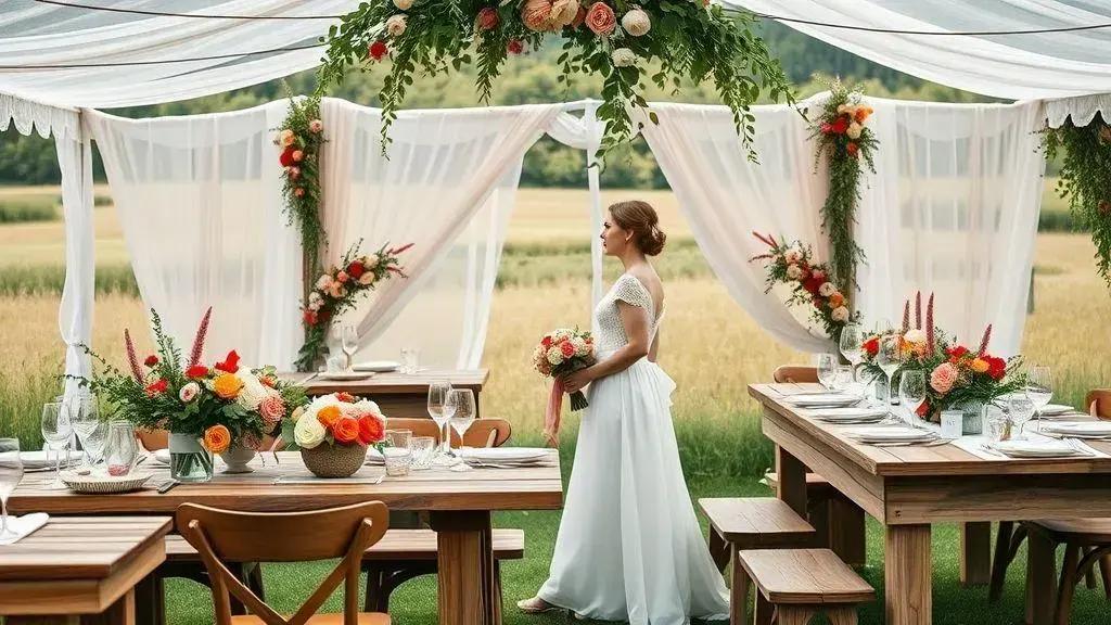 Celebração de Casamento Vegano Inspirada em Wes Anderson