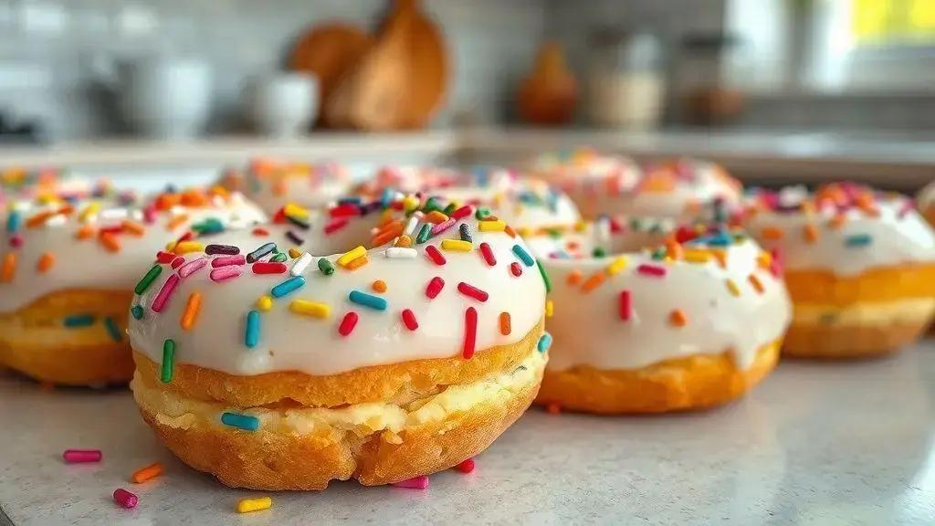 Dê um toque especial ao seu domingo com donuts veganos surpreendentes