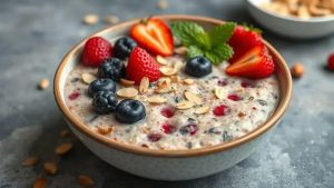 Desperte Seu Dia com Porridge de Frutas Vermelhas e Amarantus