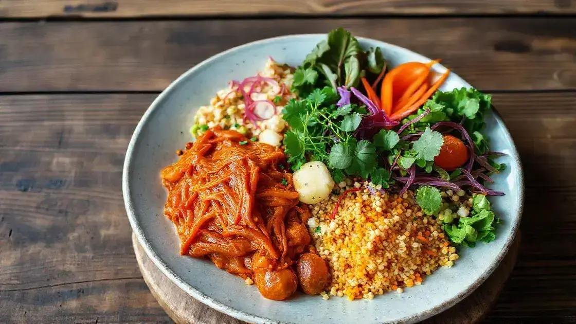 Incorporação de kimchi na dieta vegana