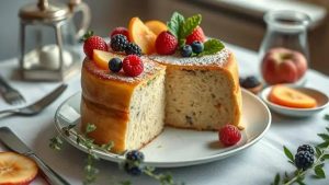 Pudim Vegano de Brioche com Açúcar Mascavo e Crema