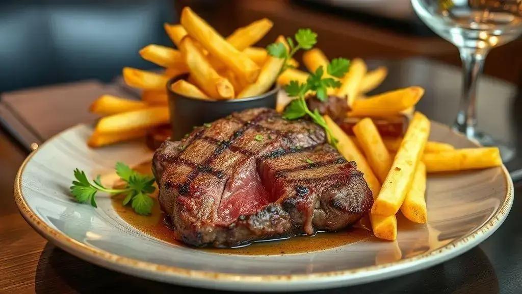 Receitas saborosas de steak frites vegano para surpreender