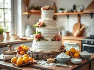 Bolo de Casamento Vegano da Felicidade