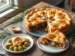 Torta de Palmito com Azeitona Deliciosa