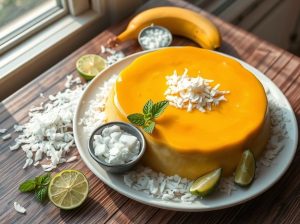 Quindim Vegano Delícia Tropical