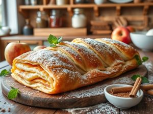 Strudel de Maçã Nórdico Vegano