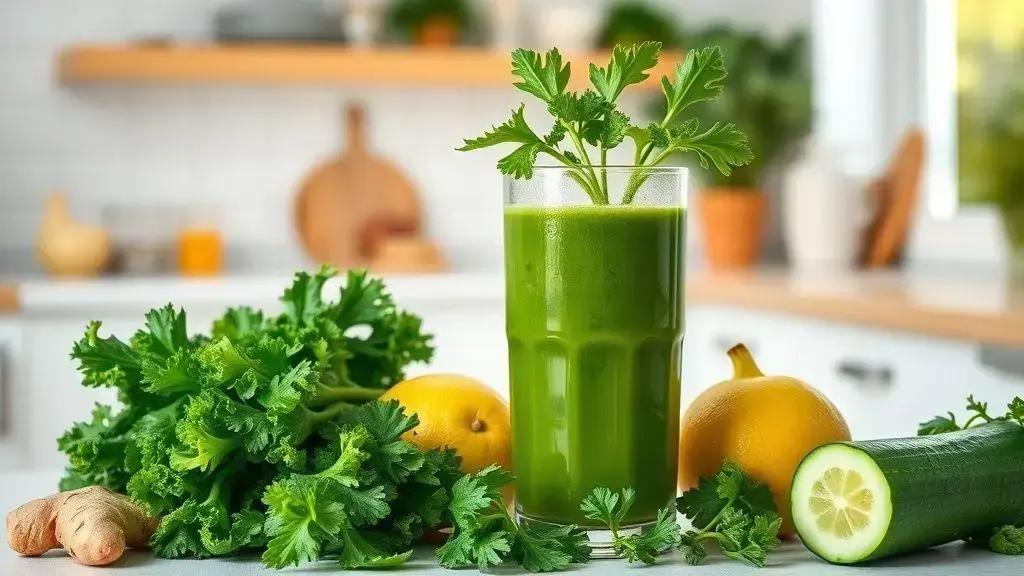 Aprenda a preparar um suco verde nutritivo e delicioso para o seu dia