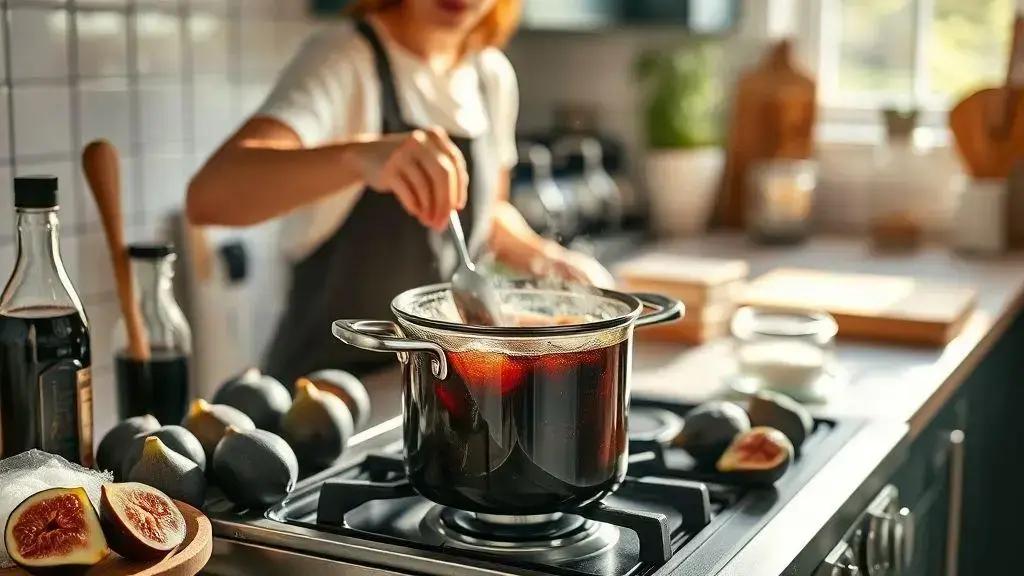 Como Fazer Geleia de Figo com Balsâmico