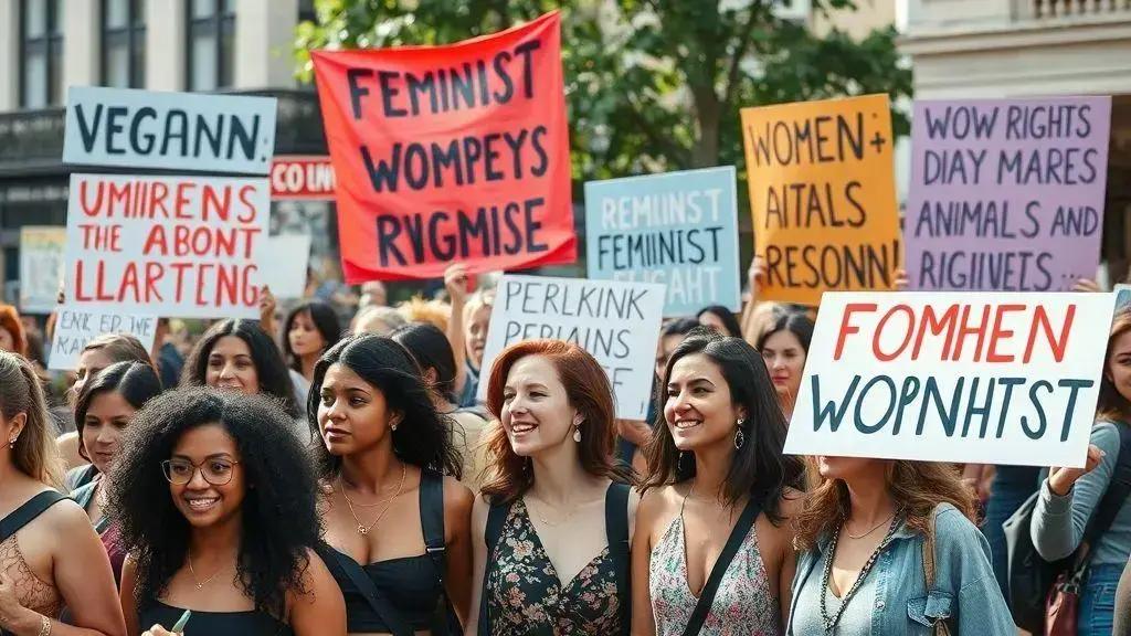 Conexão entre veganismo e feminismo