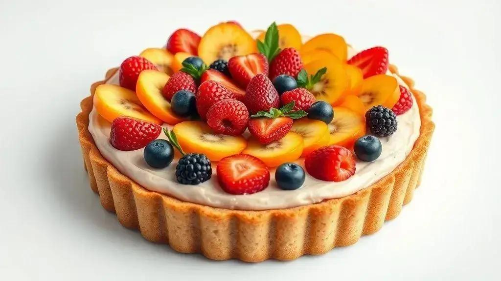 Experimente a Super Tarte Vegana de Frutas: Uma Delícia Gigante