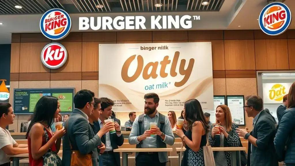 Impacto climático e benefícios da parceria Oatly-Burger King