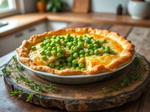 Torta de Palmito com Ervilha Tropical