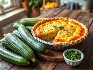 Torta de Milho com Abobrinha Deliciosa