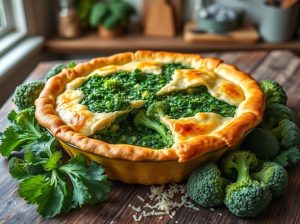 Torta de Couve com Brócolis Deliciosa