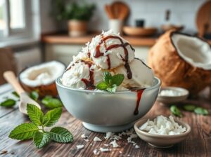 Sorvete Vegano de Cocô Delicioso