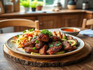 Carne Vegetal Defumada ao Estilo Churrasco