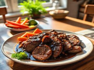 Carne Vegetal ao Molho Madeira Deliciosa