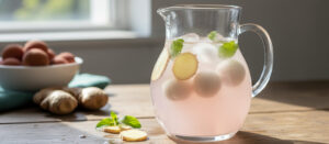 Suco Detox de Lichia com Gengibre Refrescante