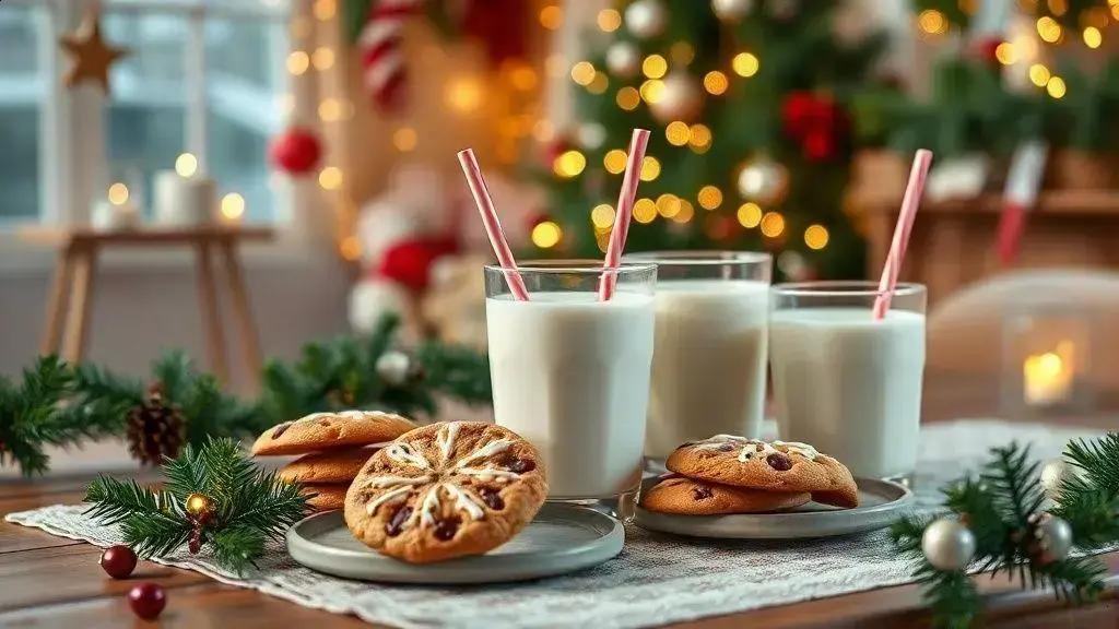 Mudanças no Natal: Britânicos Optam por Leite Vegetal para o Papai Noel