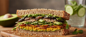 Sanduíche Vegano Energético