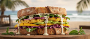 Sanduíche Vegano Tropical