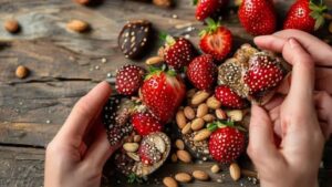 Receita Saudável: Bites Veganos de Morango, Chia e Aveia